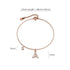 Solid 925 Sterling Silver Initial Crystal Personalised Alphabet Letter Bracelet Rose Gold Filled